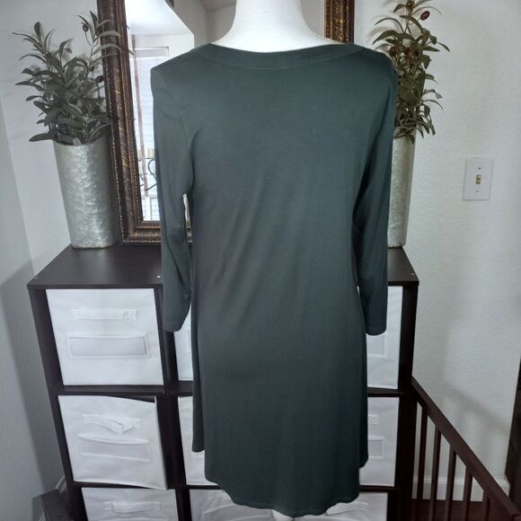 KAREN KANE GREEN TUNIC SZ.M EUC - Picture 4 of 6
